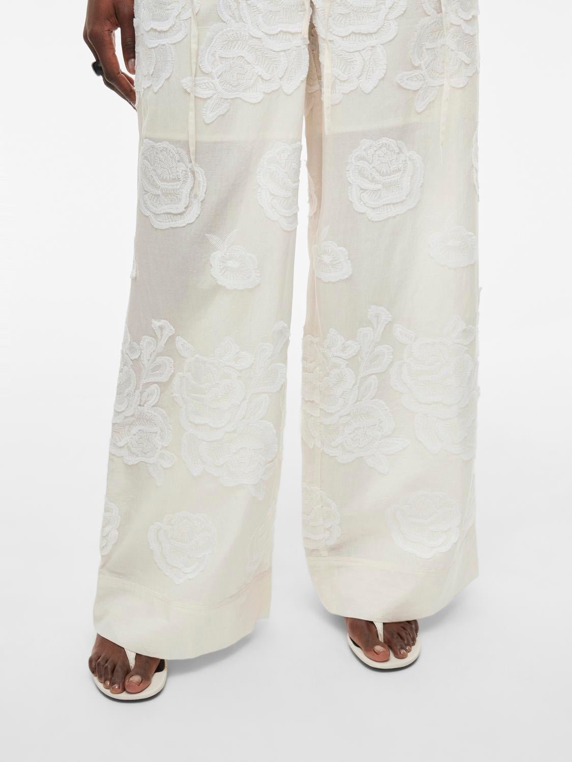 ROUZOE Trousers - Birch - VERO MODA & VILA Bergvik